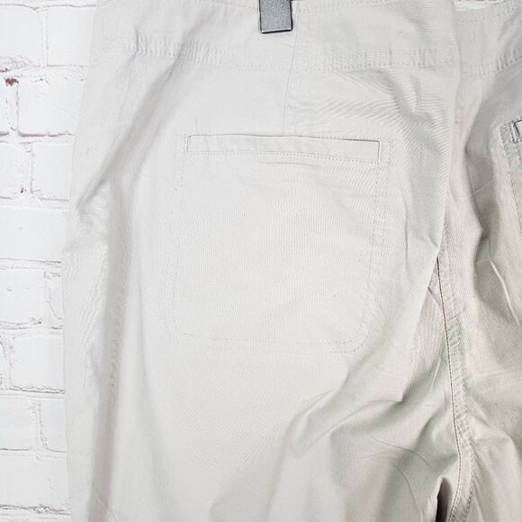 J. Jill Gray Cotton Stretch Bermuda Lightweight Summer Cropped Pants Women's 16 - Picture 6 of 8